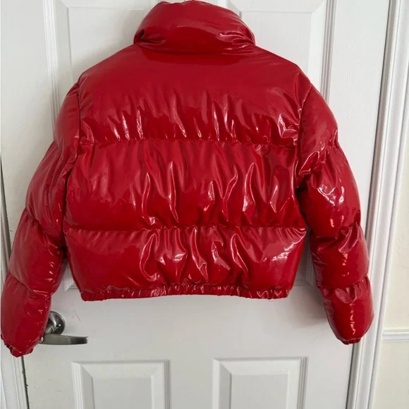 Red Puffer Jacket - Picture 2 of 2